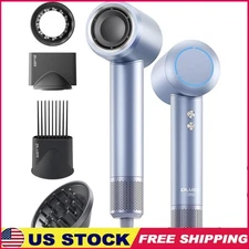 Lightweight Travel Hair Dryer 1600W High Speed W/ Diffuser Comb Nozzle New