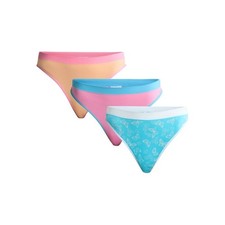 Women s Seamless Thong Panties, 3-Pack, Size XL 16/18