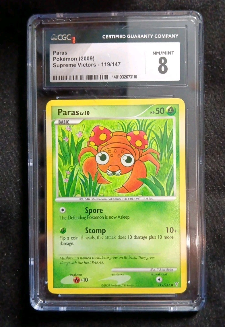 PARAS - 119/147 - Supreme Victors - Pokemon Card 2009