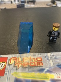 2001 LEGO Dash Minifigure alp004 Alpha Team 6773  Manual Windshield Parts Lot