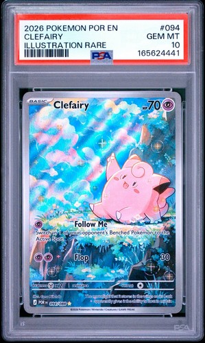 Clefairy graded PSA 10 for sale on eBay