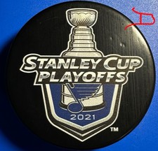 2021 St. Louis Blues Stanley Cup Playoffs Souvenir Puck