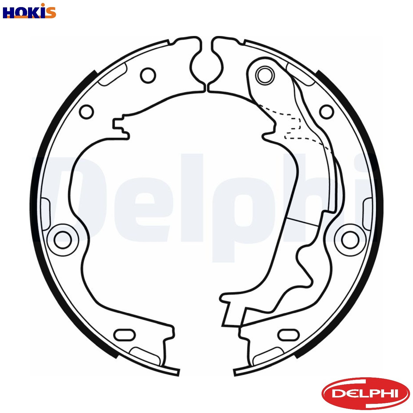 BRAKE SHOE SET PARKING BRAKE LS2083 FOR HYUNDAI ix35/SUV TUCSON/IX35/II  KIA