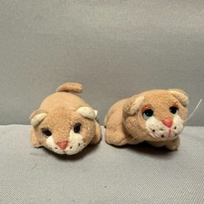 Pound Puppies Purries Baby Kitten Replacements Blue and Purple Eyes Mini 3 Inch