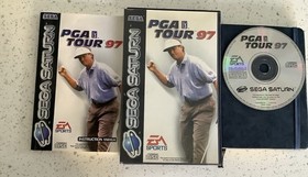 PGA Tour 97 PAL Game for Sega Saturn Complete Set in BIG BOX