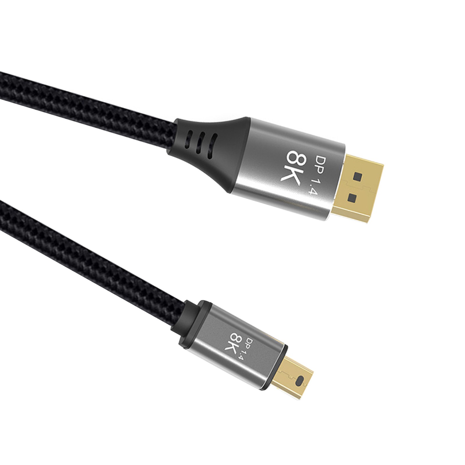 8K Mini DisplayPort to DP 1.4 Cable Bi-Directional Adapter
