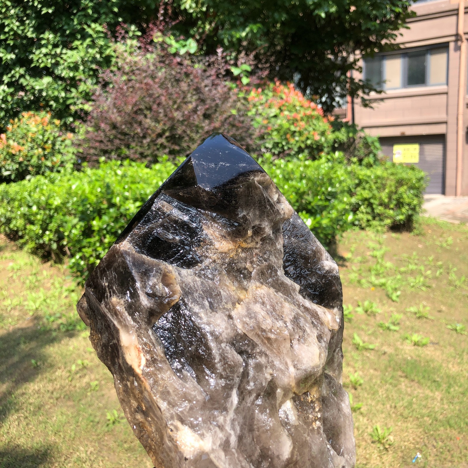 18.61LB Natural Black Crystal Specimen Quartz Crystal Specimen Healing 2373