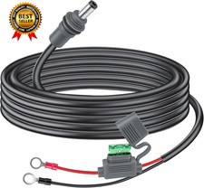 Starlink Mini Power Cable - 12V/24V Battery Adapter, O Ring to DC Extension Cabl