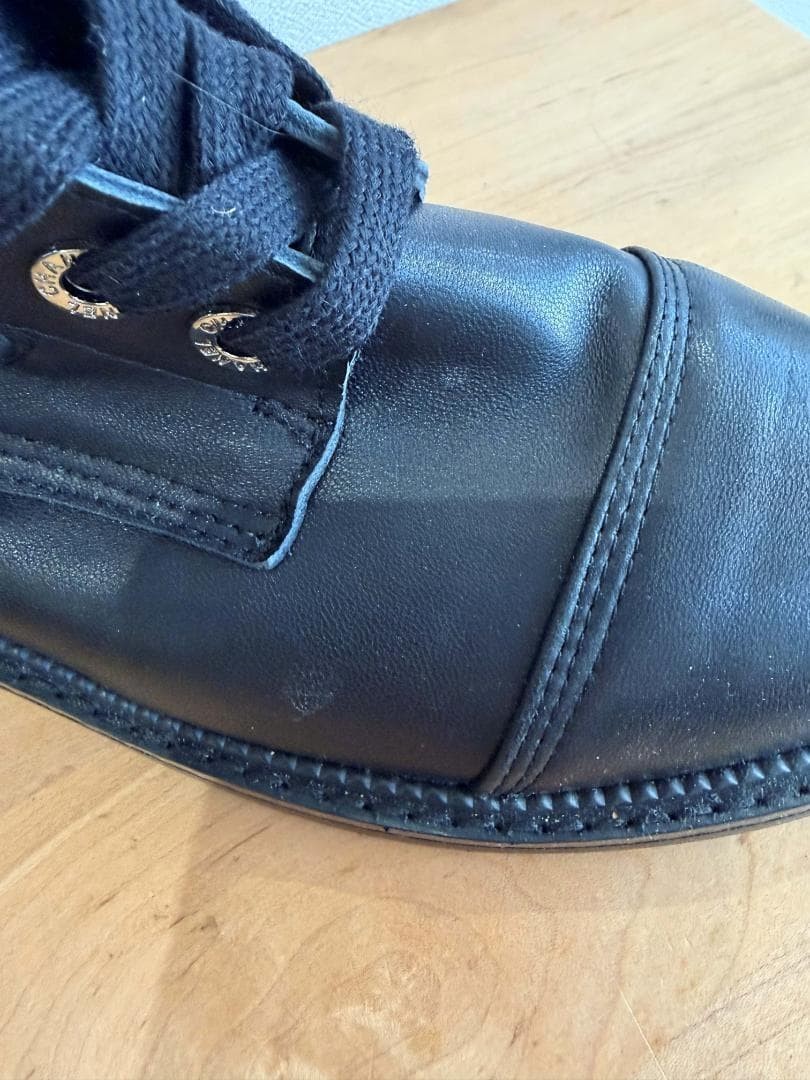 CHANEL leather Boots Shoes Women Size 40 COCO MARK Matelasse Quilting Genuine thumbnail 10