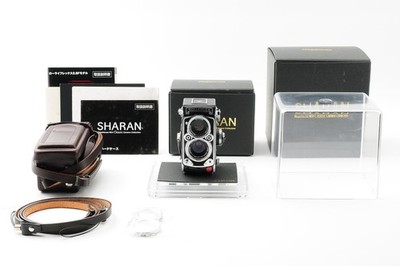 Almost Unused Megahouse Sharan Rolleiflex 2.8F Black Miniture Camera From JAPAN