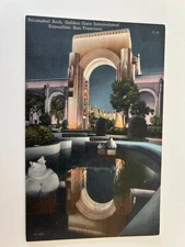 Triumphal Arch Golden Gate International Exposition San Francisco CA Postcard
