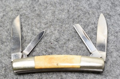 japanese tobacco knife Frost Cutlery Japan Tobacco Congress II bone Pocket Knife 3-5/8