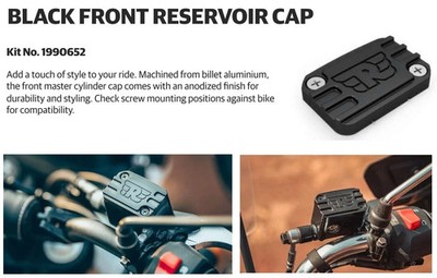 BLACK FRONT RESERVOIR CAP Fit For Royal Enfield Classic 350/500 & Bullet 350/500