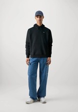 Image of TOMMY HILFIGER JEANS Men's TJM Black Regular Fleece Pullover Hoodie Size XL BNWT
