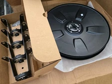 Flow Below Black Wheel Cover Kit P/N: A22-74255-062 Freightliner Cascadia Aero