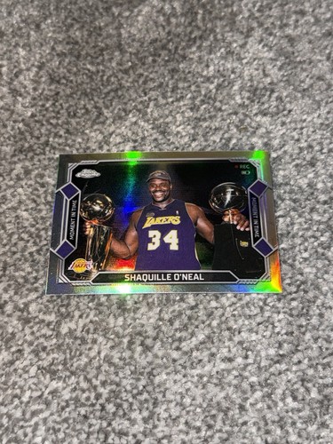 Shaquille O'Neal 2025-26 Topps Chrome Update #MT-22 Moment In Time Refractor