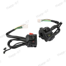 Motorcycle 7/8" Handlebar Switch Horn Turn Signal Headlight Start Control New