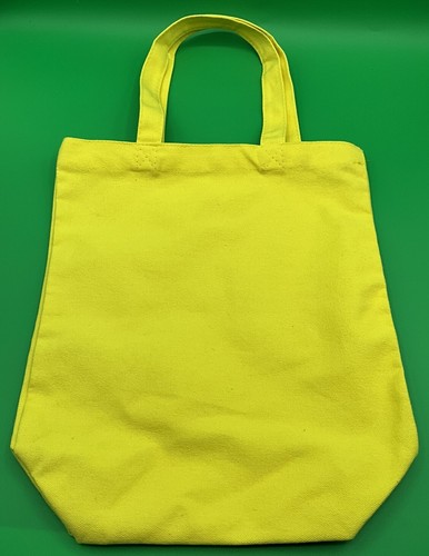 A Rare New Kumamon Bright Yellow Cotton Tote Bag Made In Japan - Picture 2 of 3
