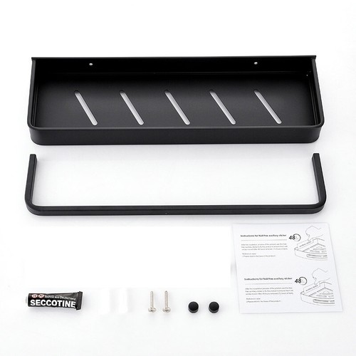 Bestdon Duschkorb Ohne Bohren Duschablage Selbstklebend Badezimmer 30/40/50/60cm - Bild 10 von 22