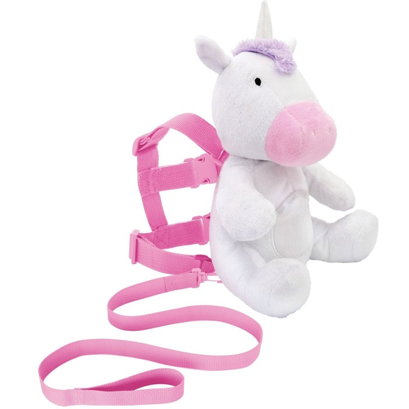 GoldBug Toddler 2-in-1 BACKPACK HARNESS Plush UNICORN ~ New with Tags