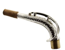 Eastern music silver plated hand hammered copper alto saxophone neck SBA NECK