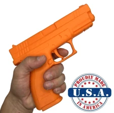 Springfield XD9 Orange Training Gun Strong 1:1 Size Prop  Realistic Feel SAFE