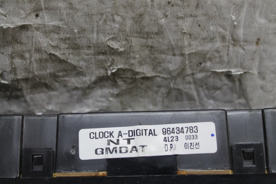 Pantalla de reloj de tablero Suzuki Forenza 2004-2006 96434783 OEM 942 4i9-B1 Foto 4 de 4