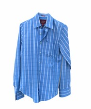 Abercrombie and Fitch Men's Long Sleeve Muscle Button Up Plaid Checks Shirt sz S