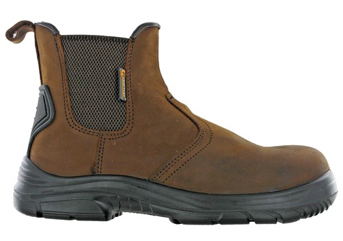 Grafters M9509 Safety Boots Mens S3 SRC Wide Fit EEEE Leather Dealer Work Boot - Picture 2 of 6