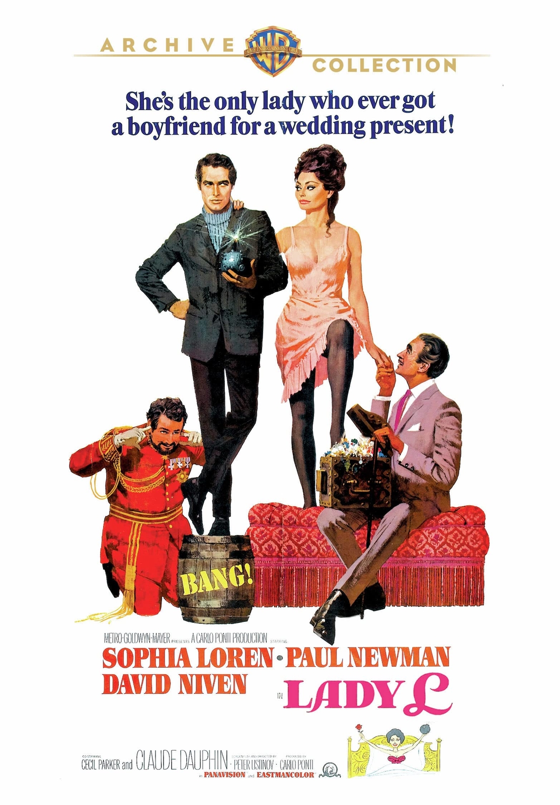 Lady L (DVD) David Niven Paul Newman Sophia Loren