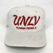 Vintage 1990s Sports Specialties UNLV White Dome Double Line Script Snap Back