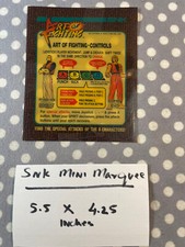 Art of Fighting Original  Mini marquee for MVS Neo Geo Arcade Game system