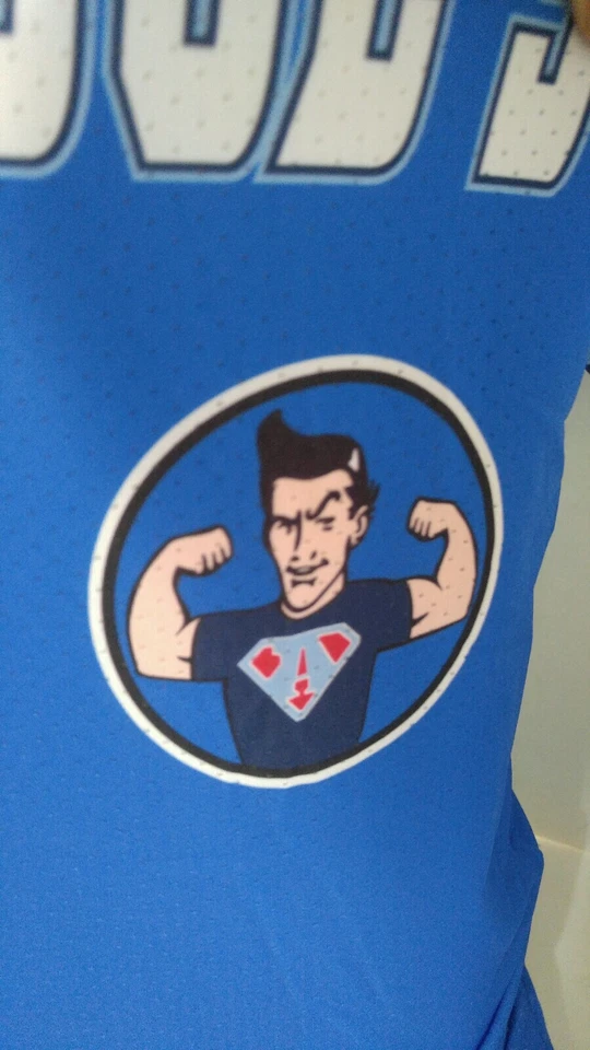 Средний средний Joe's 55 Джерси образец синий динамический команды Sports кнопка - Изображение 3 из 4