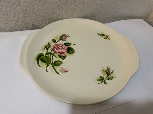 Universal Cambridge Vintage Ballerina Moss Rose Pattern 10 3/4" Serving Platter - Picture 2 of 4