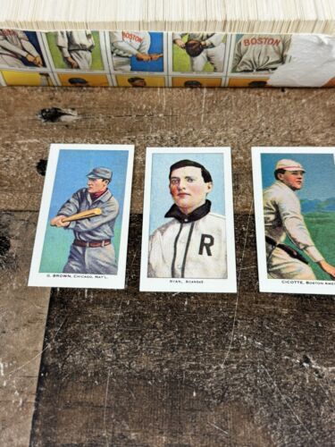 1910 T-206 The Monster Reprint Set Baseball Cards 1988 516 Out 524 Excellent - Picture 10 of 11