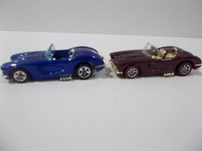 Hot Wheels 58 Corvette lot of 2 VERY NICE DIECAST CARS ! redline