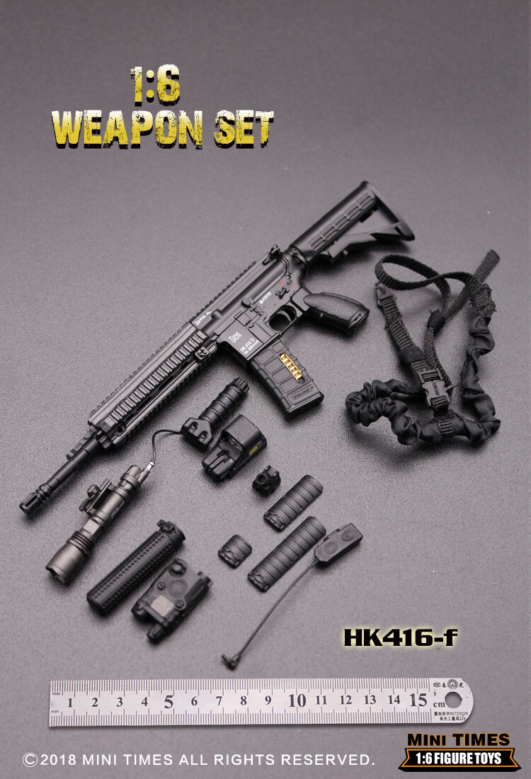 MINITIMES 1/6 1:6 HK416F gun USA ARMY 12' soldier MINITIMES 1/6 1:6 HK416F gun USA ARMY 12' soldier
