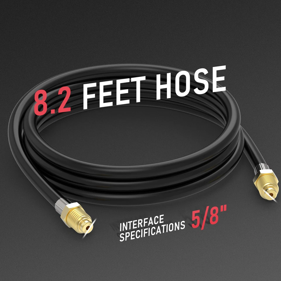 CO2 Argon Gas Regulator, flow meter, with 8ft Gas Hose for MIG TIG Welder - Image 4 of 4