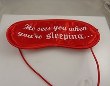 beauty eye mask sleep mask He sees you when u sleeping light out good Christmas