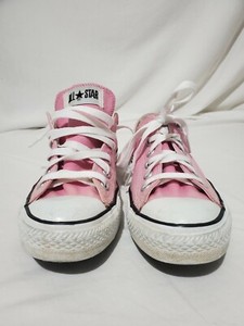 Converse All Star Pink Shoes M 5 W 7 EU 37.5 Low Top White Laces Black  Outline | eBay