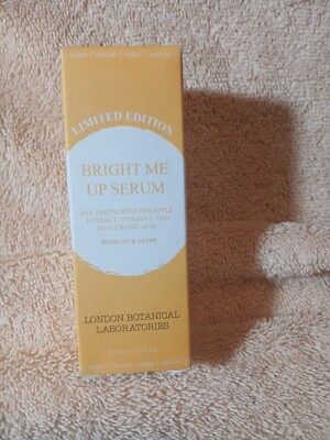 LONDON Botanical Laboratories Limited Edition Bright Me Up Serum NIB 1.01 Oz New