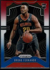 2019-20 Prizm Red White Blue #277 Bruno Fernando Atlanta Hawks Rookie