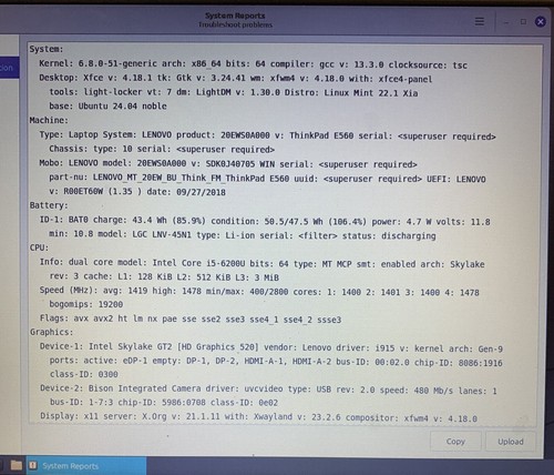 Lenovo ThinkPad E560 15.6" Laptop i5 6th Gen 500GB HDD 8GB RAM Linux Mint - Picture 6 of 9
