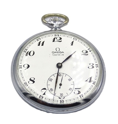 Omega 18 Línea Reloj de Bolsillo Cal 960, Año 1973 - Botella a Presión, 17 Joyas - Imagen 2 de 8