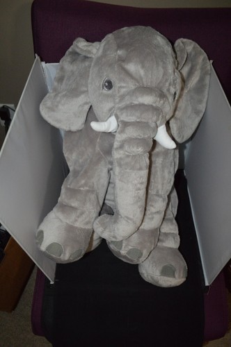 Peluche Jattestor 23,5 pulgadas paquidermo animal de peluche abdl ddlg peluche ikea Z5 - Imagen 2 de 6