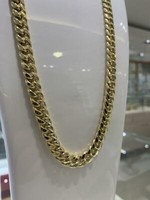 10K CUBAN LINK CHAIN 8.5MM 28 INCH 55.92 GRAMS WITH BOX LOCK