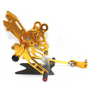 For Honda Grom MSX125 2013 2014 2015 2016 CNC Rearsets Foot Pegs Rear set gold