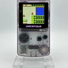 Nintendo Game Boy Color GBC IPS XL Laminated Backlight Backlit Mod Atomic Purple