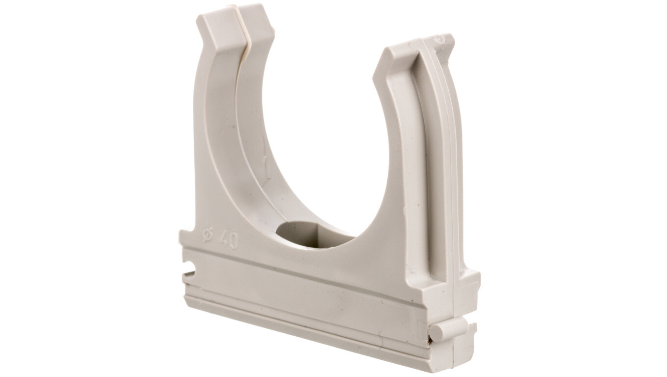 Open handle for smooth pipes fi 40mm ECCF40 / 50pcs / /T2UK