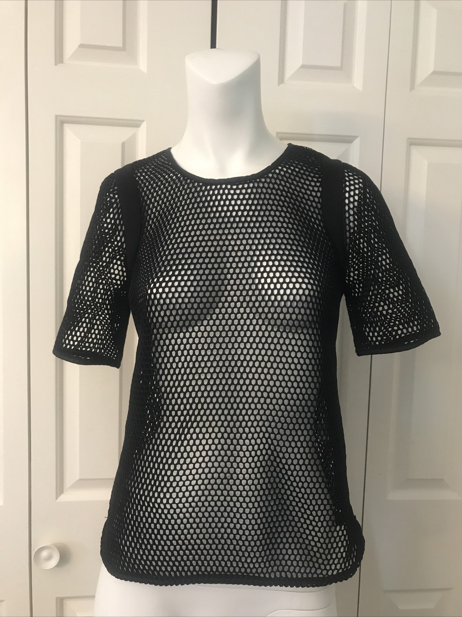 Milly P XS 0 2 Mesh Top Black Zipper Excellent Condition | eBay
